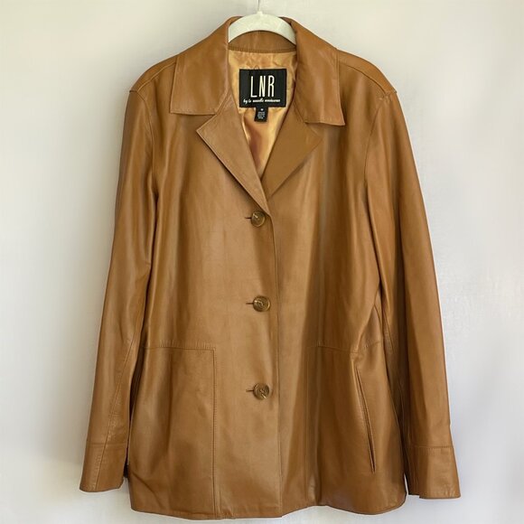 LEATHER JACKET - LNR by La Nouvelle Renaissance - Picture 1 of 8